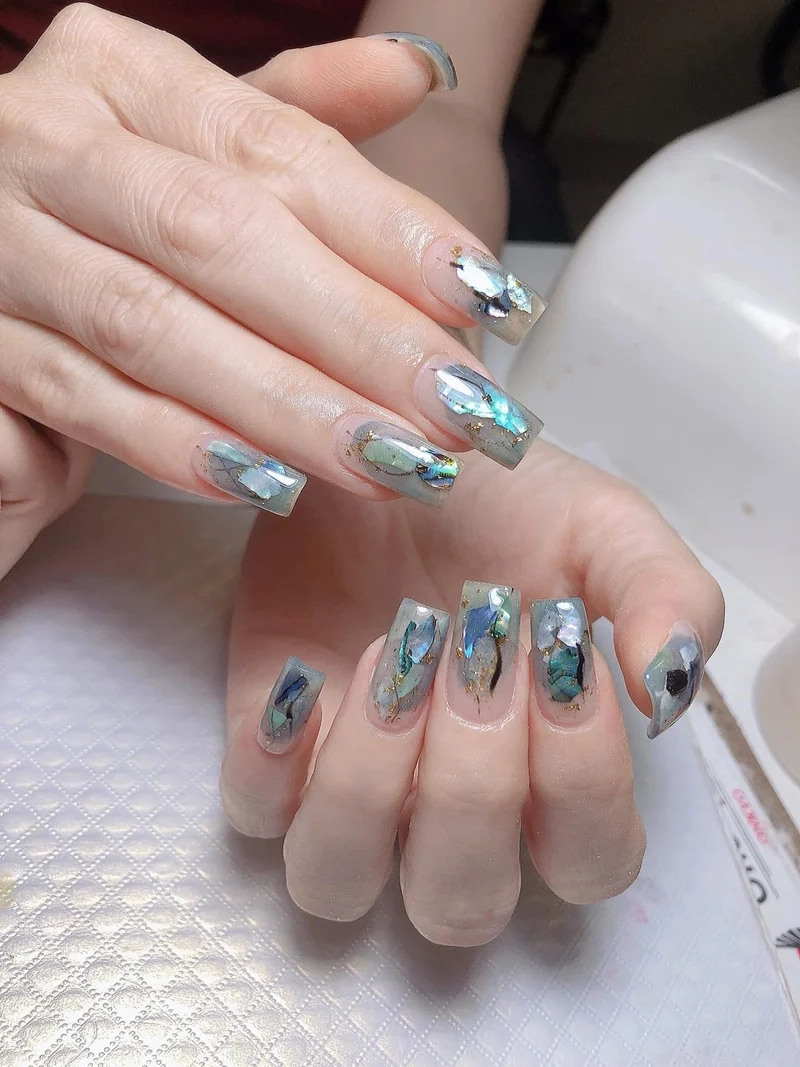 Các mẫu móng xà cừ đẹp giúp nàng thêm nổi bật