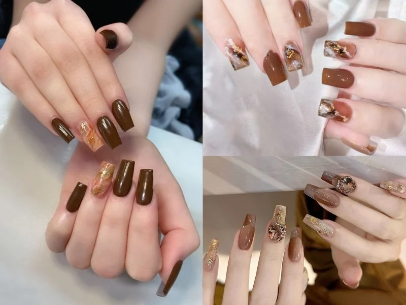 Làm móng ẩn xà cừ nhẹ nhàng nhưng không kém phần sang trọng