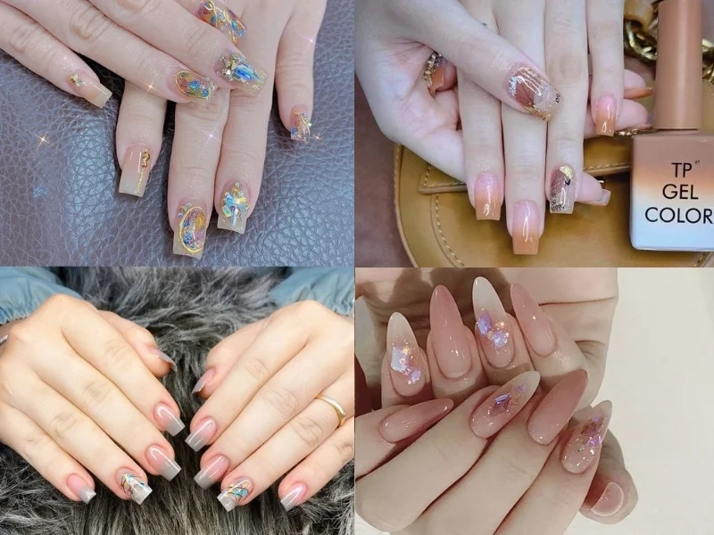 Mẫu móng tay xà cừ đẹp nàng thử ngay hôm nay