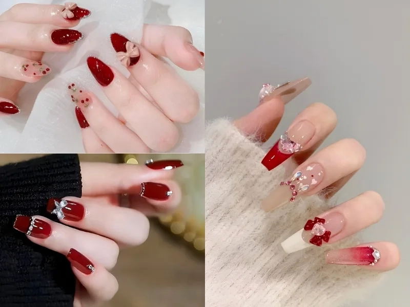 Móng xinh màu đỏ là biểu tượng của sự quyến rũ