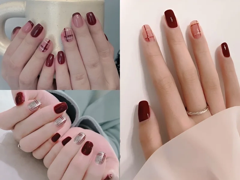 Nail xinh đỏ đô là lựa chọn hoàn hảo cho nàng cá tính