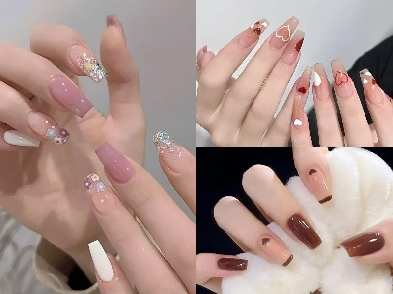 Các mẫu nail xinh đang được nhiều người yêu thích