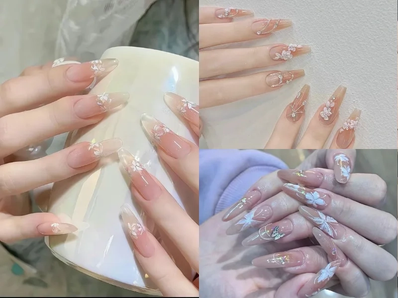 Nail xinh cô dâu giúp nàng tỏa sáng trong ngày cưới