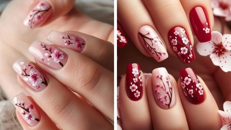 Móng tay xinh đón tết giúp nàng rực rỡ suốt mùa xuân