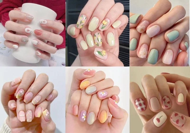 Nail xinh tết hot trend cho mùa xuân