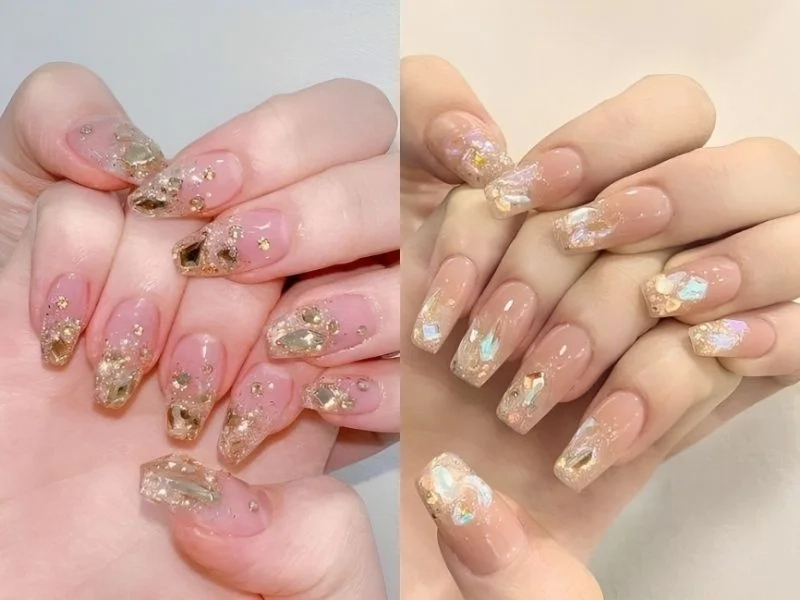 Nail xinh kim tuyến giúp nàng nổi bật hơn bao giờ hết