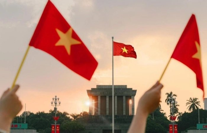 Avatar cờ tổ quốc Việt Nam thể hiện tinh thần dân tộc