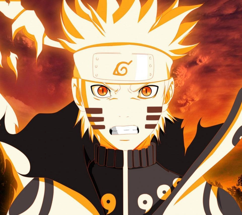 Hình anime Naruto ngầu phong cách mạnh mẽ của chiến binh vĩ đại