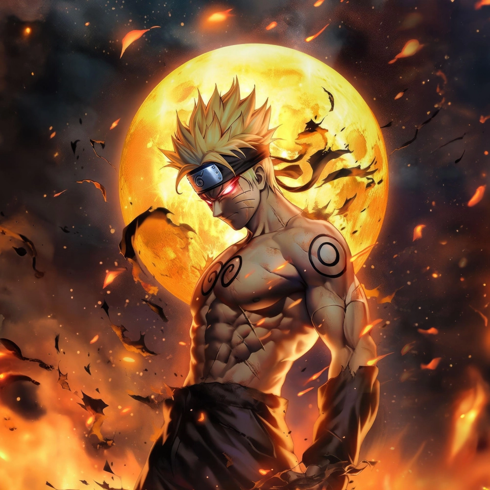 Naruto cool ngầu phong cách chiến binh không thể bị đánh bại