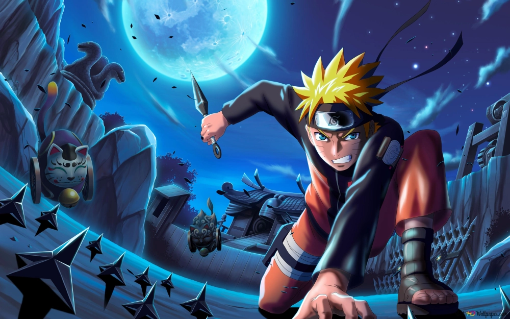 Ảnh anime ngầu Naruto thần thái lạnh lùng nhưng đầy nhiệt huyết