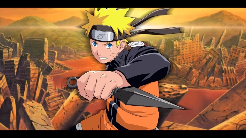 Ảnh Naruto siêu ngầu ánh mắt quyết tâm của ninja kiên cường
