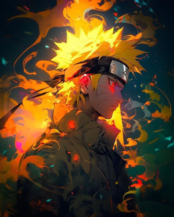 Naruto 4K hình ảnh sắc nét về Hokage vĩ đại của làng Lá