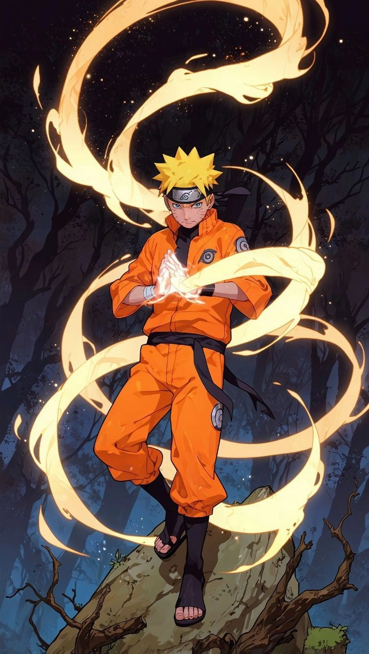 Ảnh Naruto ngầu 4K thần thái mạnh mẽ của chiến binh bất bại