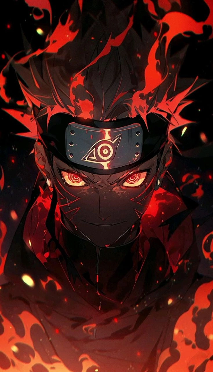 Ảnh Naruto ngầu 3D phong cách mạnh mẽ với hiệu ứng tuyệt đẹp
