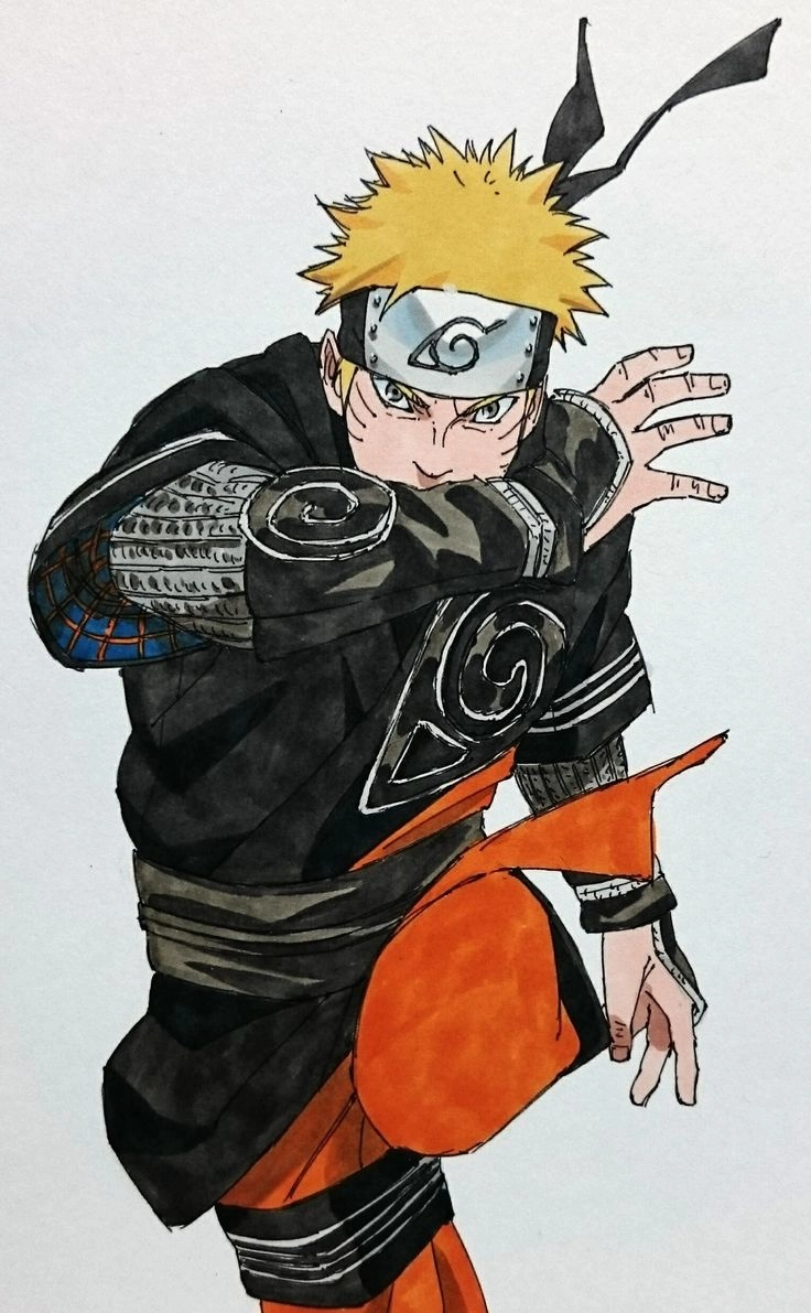 Artbook Uzumaki Naruto tác phẩm nghệ thuật tuyệt đẹp về Hokage thứ bảy