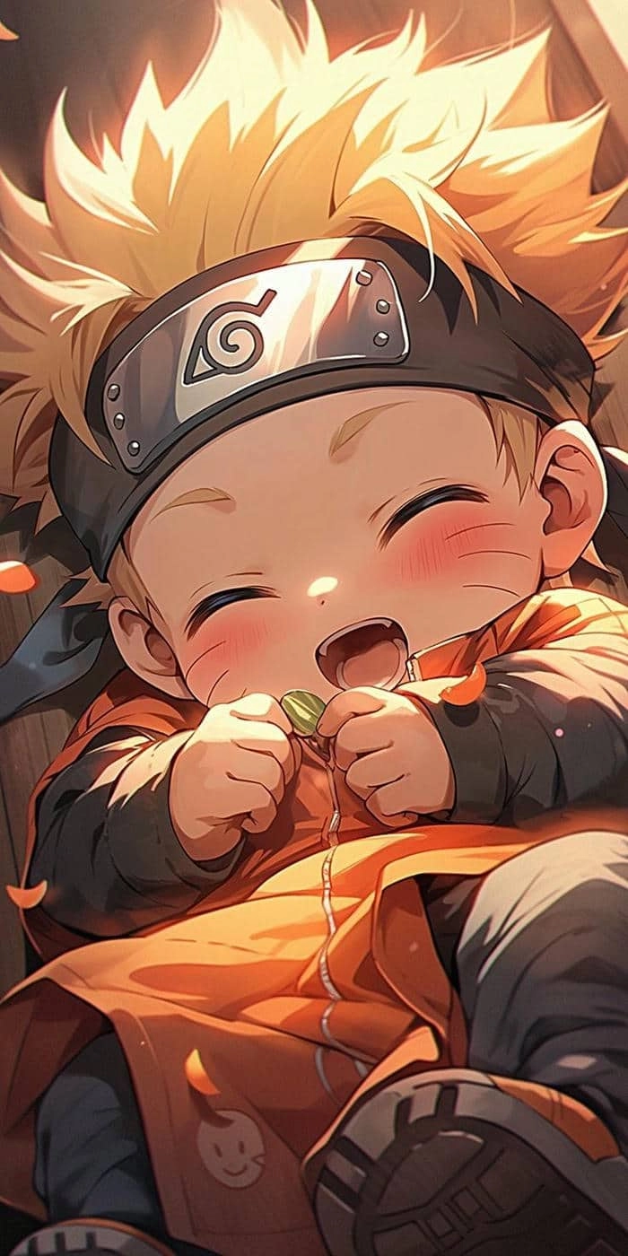 Naruto cute chibi hình ảnh tinh nghịch của Hokage tương lai