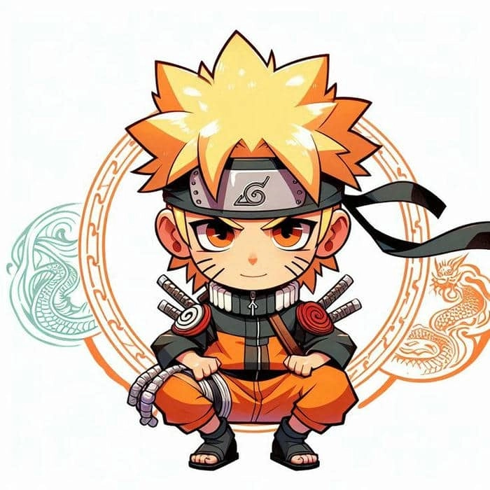 Avatar Naruto chibi ảnh đại diện dễ thương cho fan Naruto