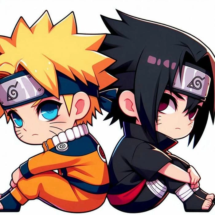 Ảnh Naruto chibi khoảnh khắc vui nhộn của ninja huyền thoại