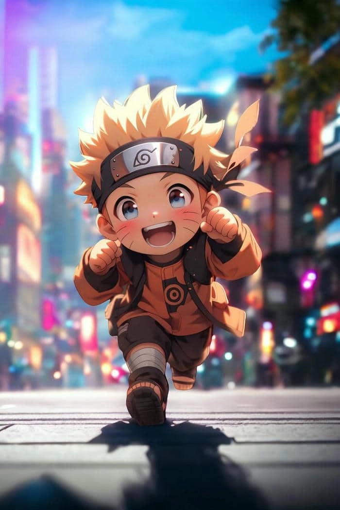 Bộ ảnh naruto cửu vĩ chibi mạnh mẽ dễ thương