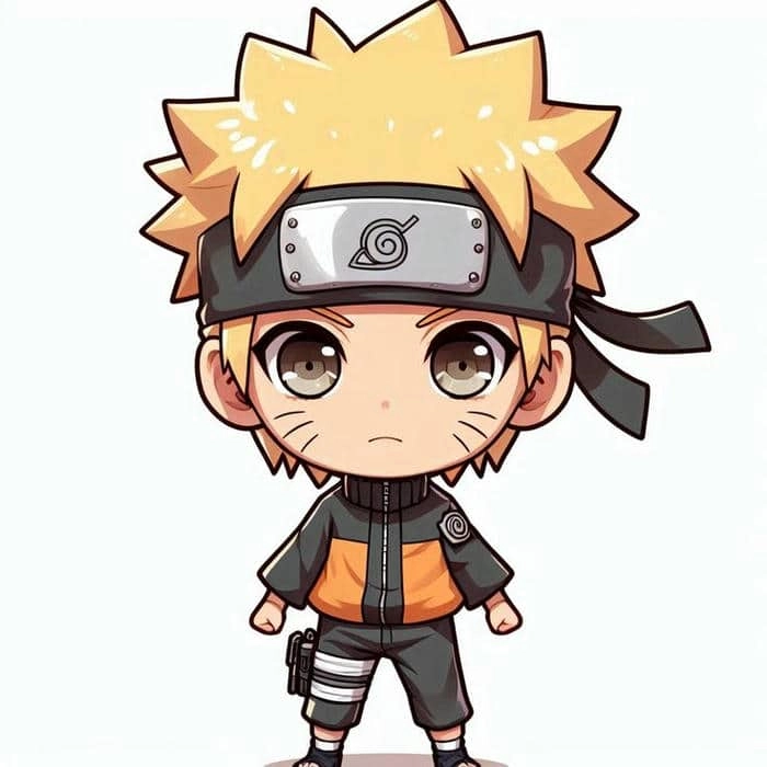 Ngắm sakura naruto chibi dịu dàng dễ thương