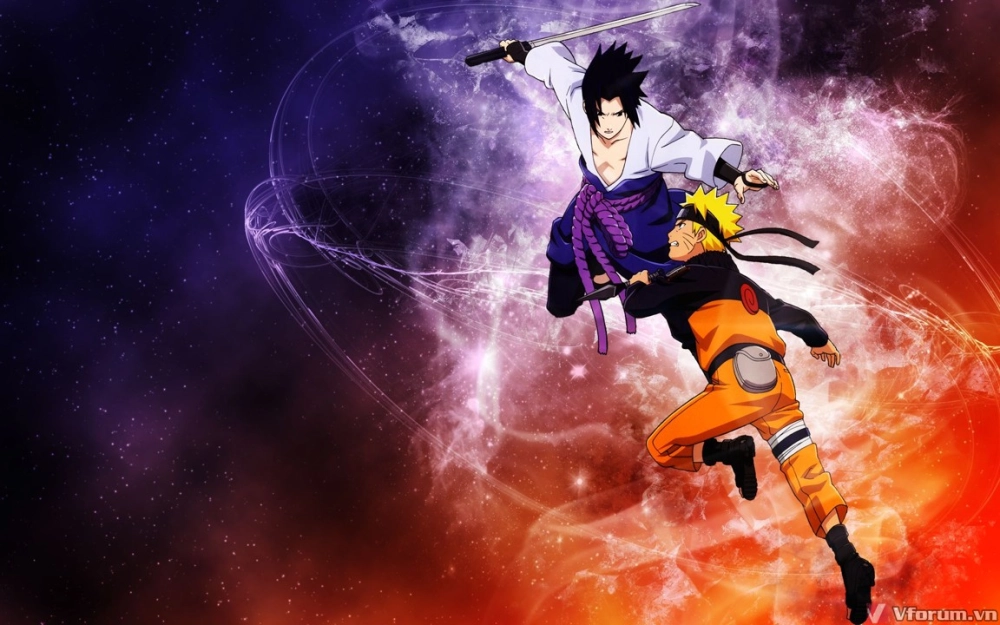 Hình nền anime ngầu Naruto khoảnh khắc chiến đấu cực chất của ninja mạnh nhất