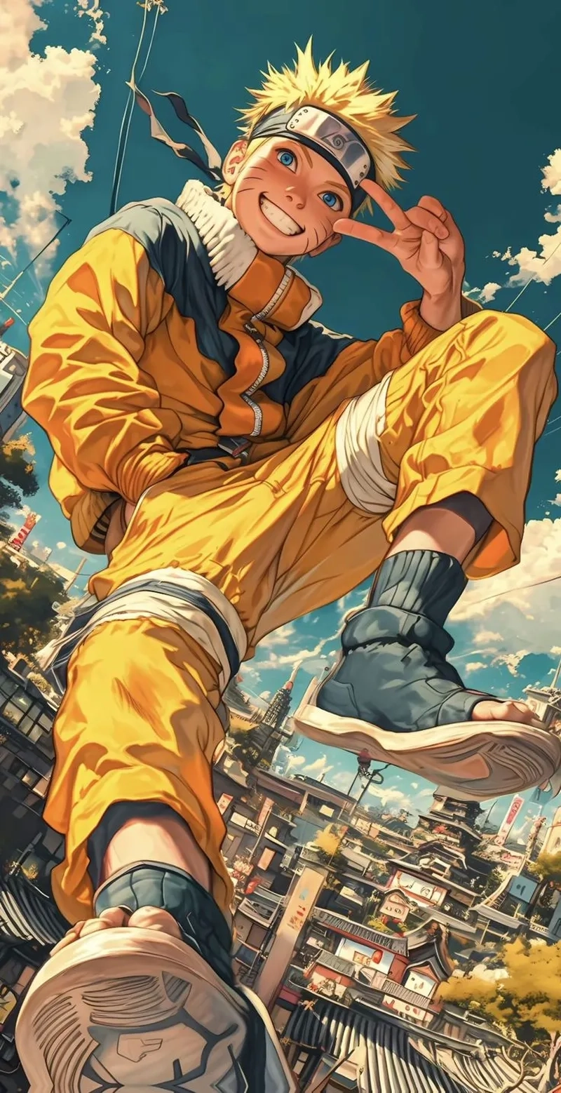 Hình ảnh Naruto ngầu khoảnh khắc chiến binh mạnh mẽ tỏa sáng