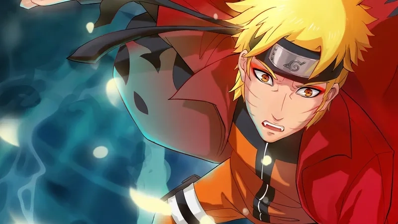 Hình ảnh Naruto và Sasuke ngầu khi hai thiên tài đối đầu căng thẳng
