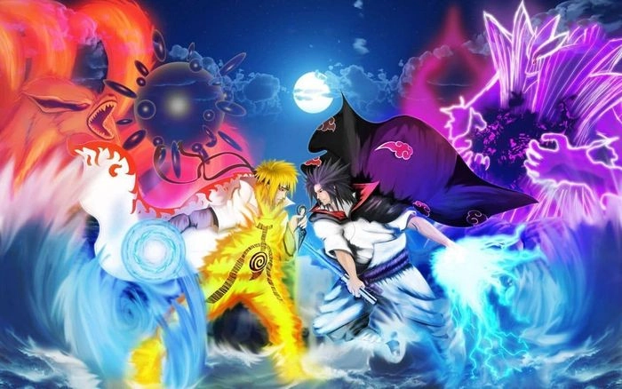 Hình Naruto và Sasuke ngầu khoảnh khắc đỉnh cao của hai chiến binh vĩ đại