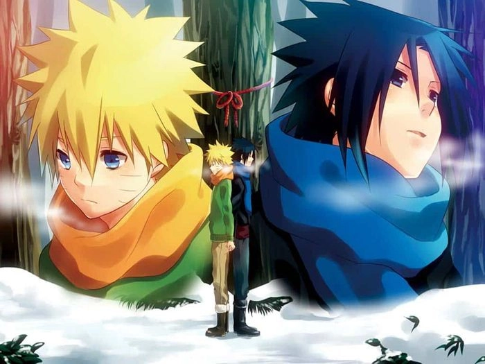 Hình ảnh Naruto và Sasuke ngầu trận chiến long trời lở đất giữa hai đối thủ