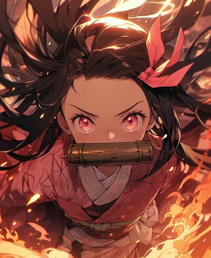 Nezuko Kamado wallpaper hình nền đẹp mê hoặc
