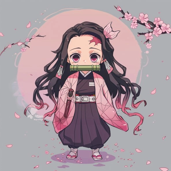 Xem liền anime nezuko chibi phong cách dễ thương