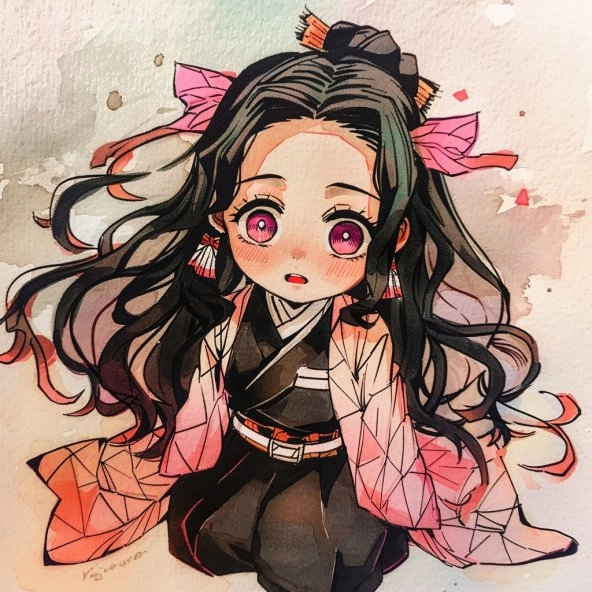 Đừng bỏ lỡ cute kawaii nezuko chibi siêu đáng yêu