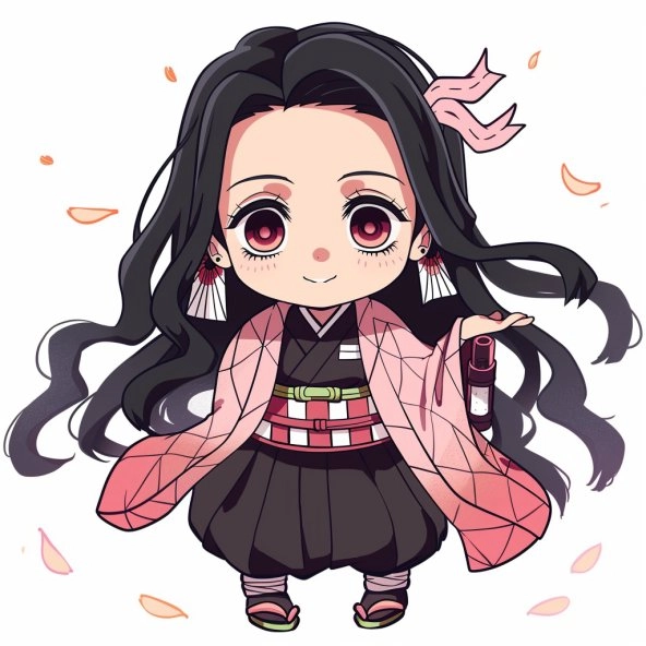 Mê mẩn với cute nezuko chibi phiên bản mới