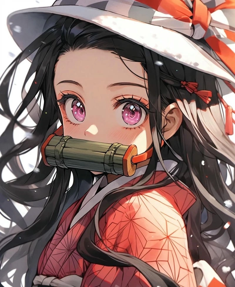 Gợi ý mẫu nezuko chibi dễ vẽ cho người mới
