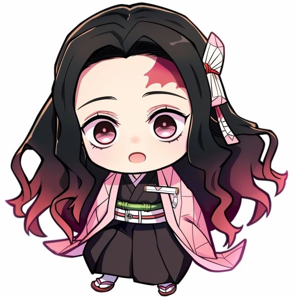 Khám phá nezuko chibi 3d sống động