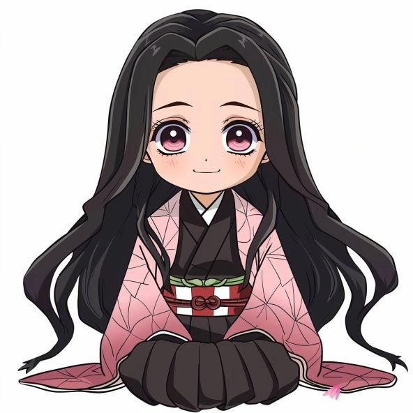 Tải bộ sticker nezuko chibi cực đáng yêu