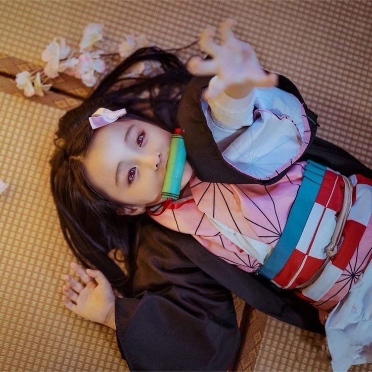Nezuko cosplay hóa thân hoàn hảo thành cô gái quỷ đáng yêu