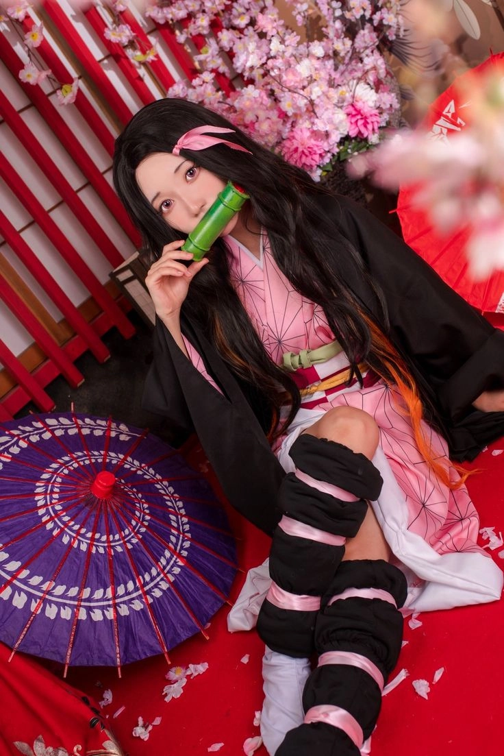 Nezuko hentai cosplay sự kết hợp giữa quyến rũ và ma mị