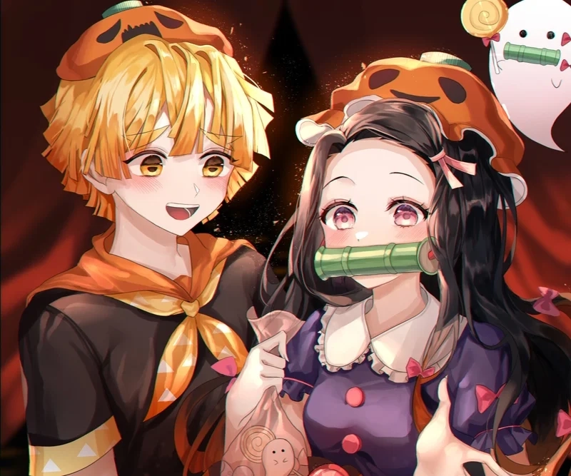 Nezuko x Zenitsu câu chuyện tình yêu đơn phương ngọt ngào