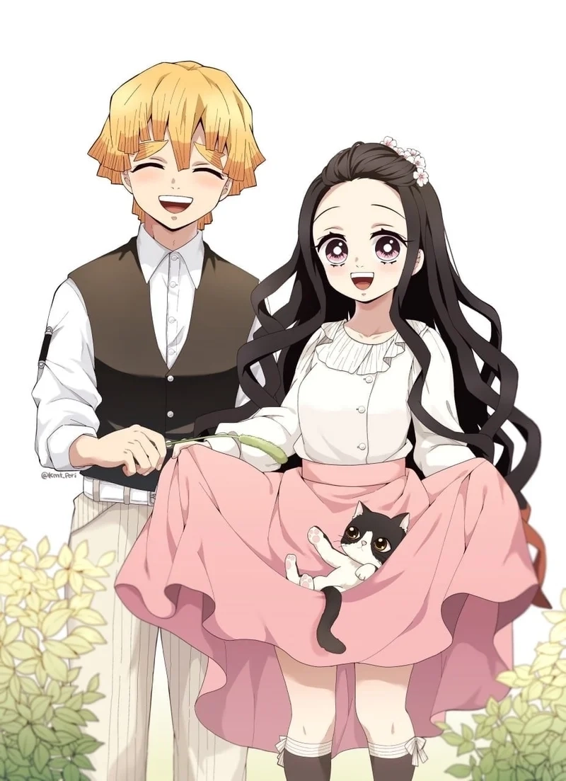 Zenitsu x Nezuko hentai nội dung hấp dẫn dành cho fan trưởng thành