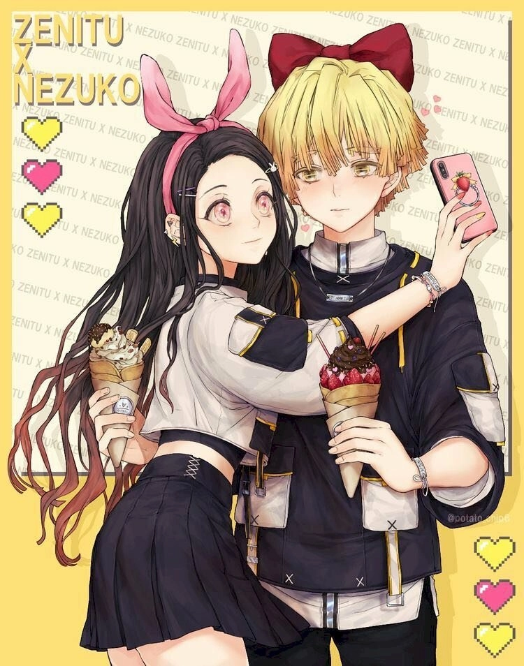 Zenitsu and Nezuko cặp đôi thú vị nhất Demon Slayer