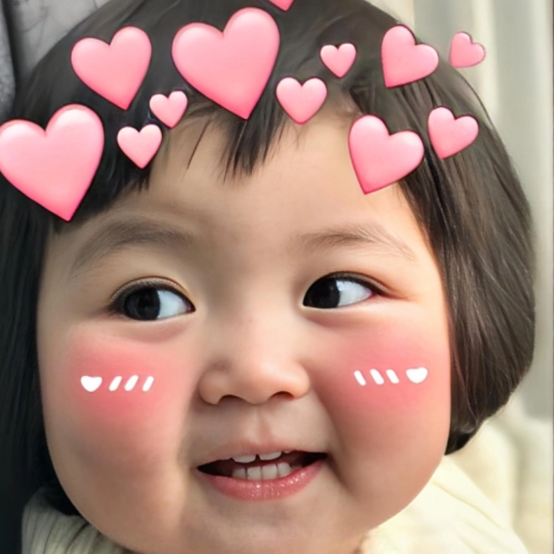 Nhìn meme em bé ngại mà muốn cưng xỉu luôn
