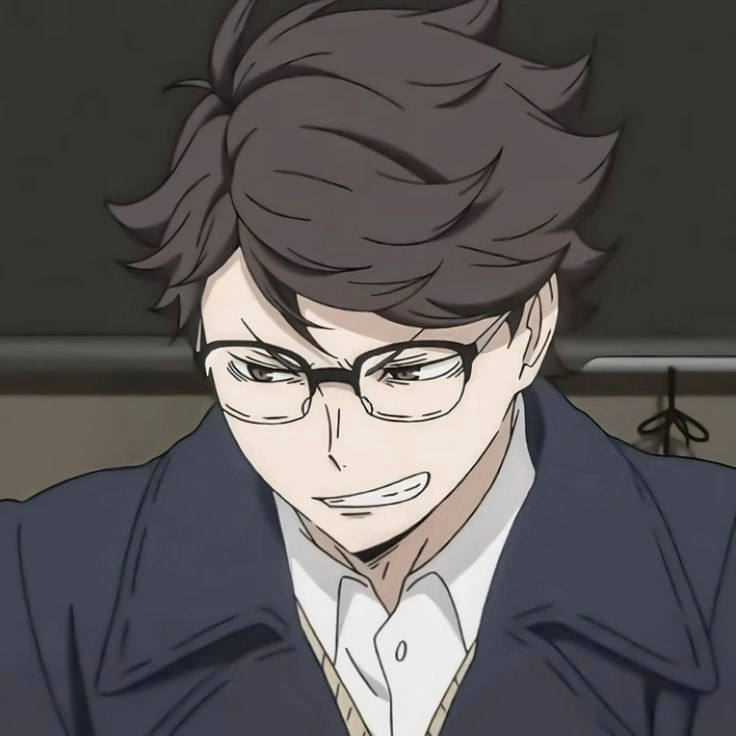Oikawa In Glasses khi Oikawa đeo kính trông càng thêm thần thái