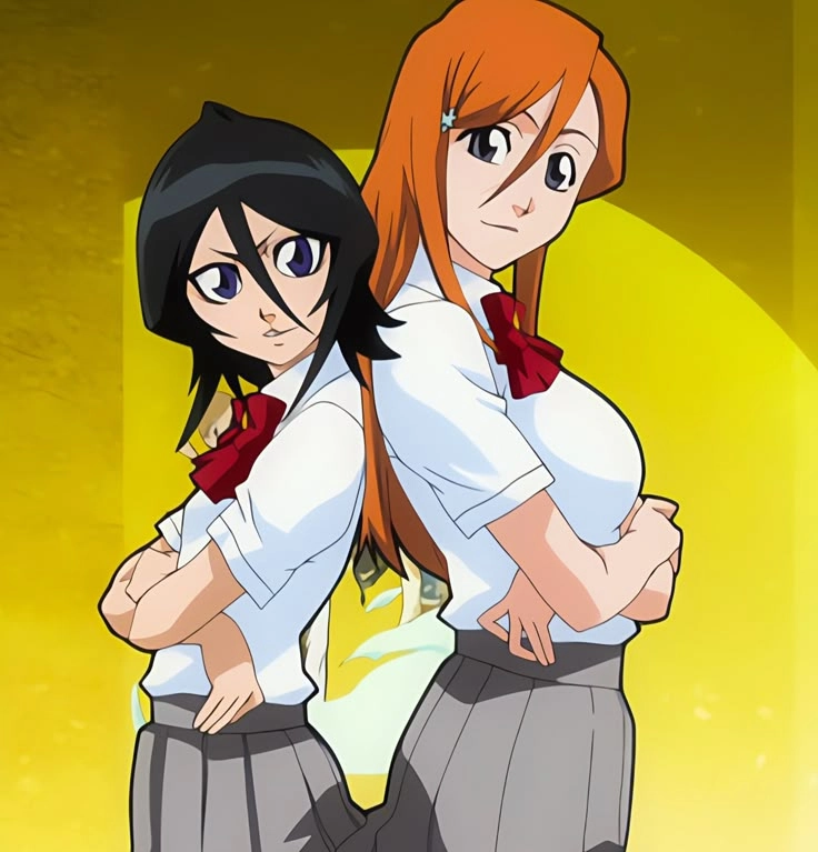 Orihime and Rukia tình bạn gắn bó giữa hai nữ chiến binh mạnh mẽ