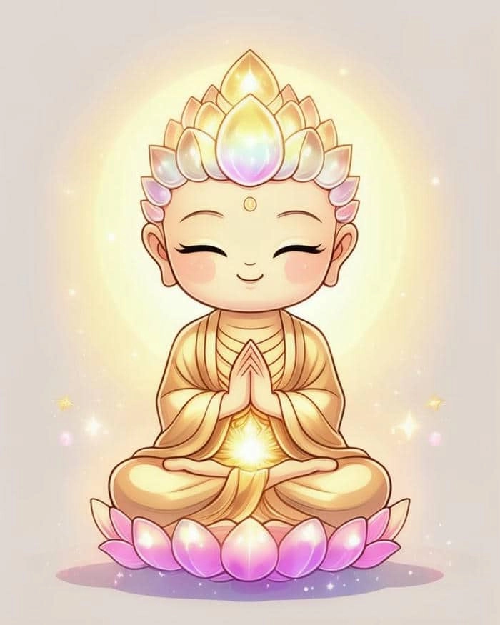 Khám phá vẻ đẹp tinh tế của phật chibi