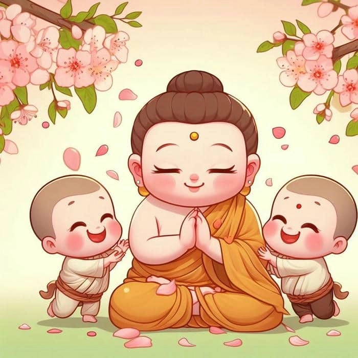 Tuyển tập hình ảnh phật chibi nhẹ nhàng thư giãn