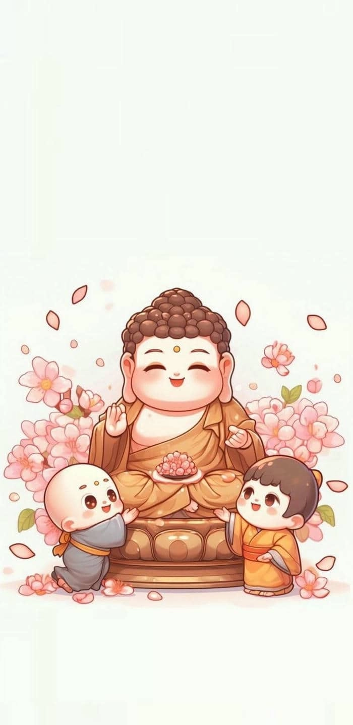 Tạo không gian tâm linh với tranh phật chibi