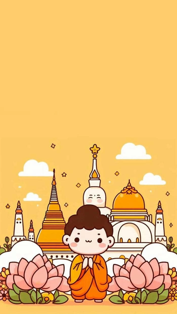 Tự học cách vẽ phật chibi bằng nét đơn giản