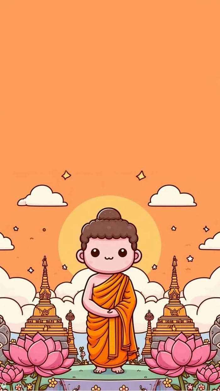 Lan tỏa yêu thương với phật a di đà chibi tinh tế