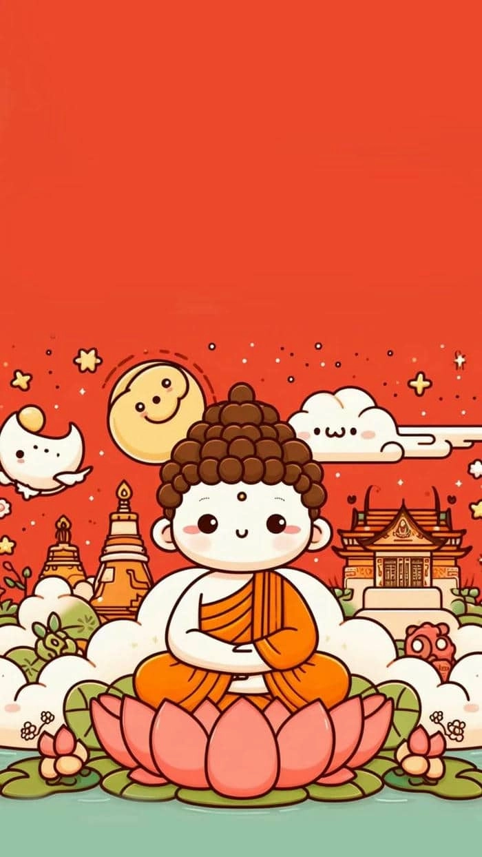 Thêm nét duyên với tượng phật gốm chibi độc đáo